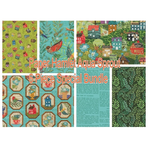 Paper Hamlet Aqua Sprout 6 Piece Special Bundle