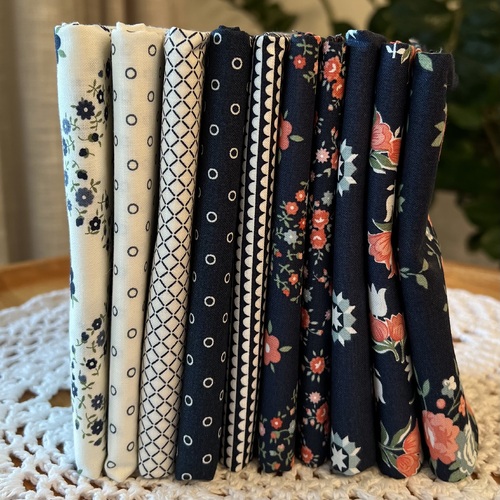 Rosemary Cottage Navy 10 Piece Special Bundle