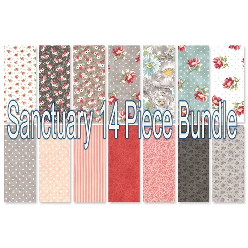 Sanctuary 14 x Fat Quarter Piece Special Bundle  ONLY THREE AVAILABLE 