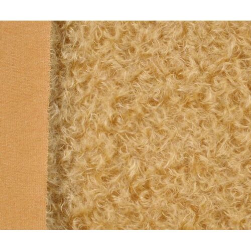 German Antique Curled Mohair ssm771 (per 1/8m) Dk Gold