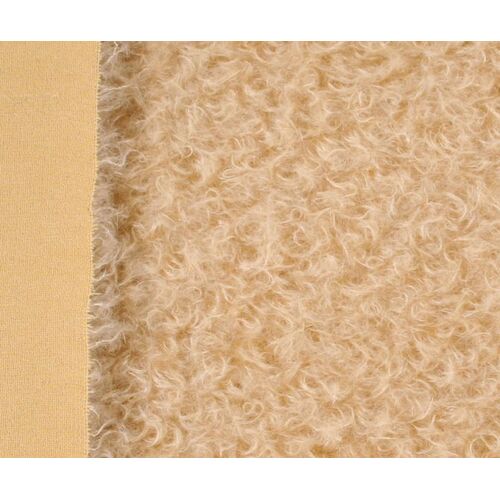 German Antique Curled Mohair ssm773 Pale Gold  (per 1/8m)