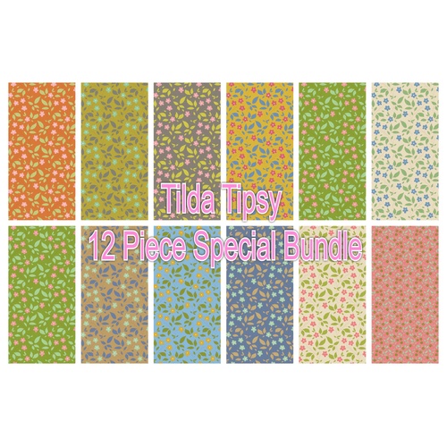 Tilda Tipsy  Blenders 12 x 1/4m Special Bundle LAST ONES 