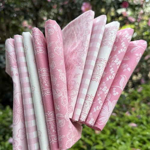 Sweet Pink MYSTERY 5 Piece FAT Quarter Special Bundle